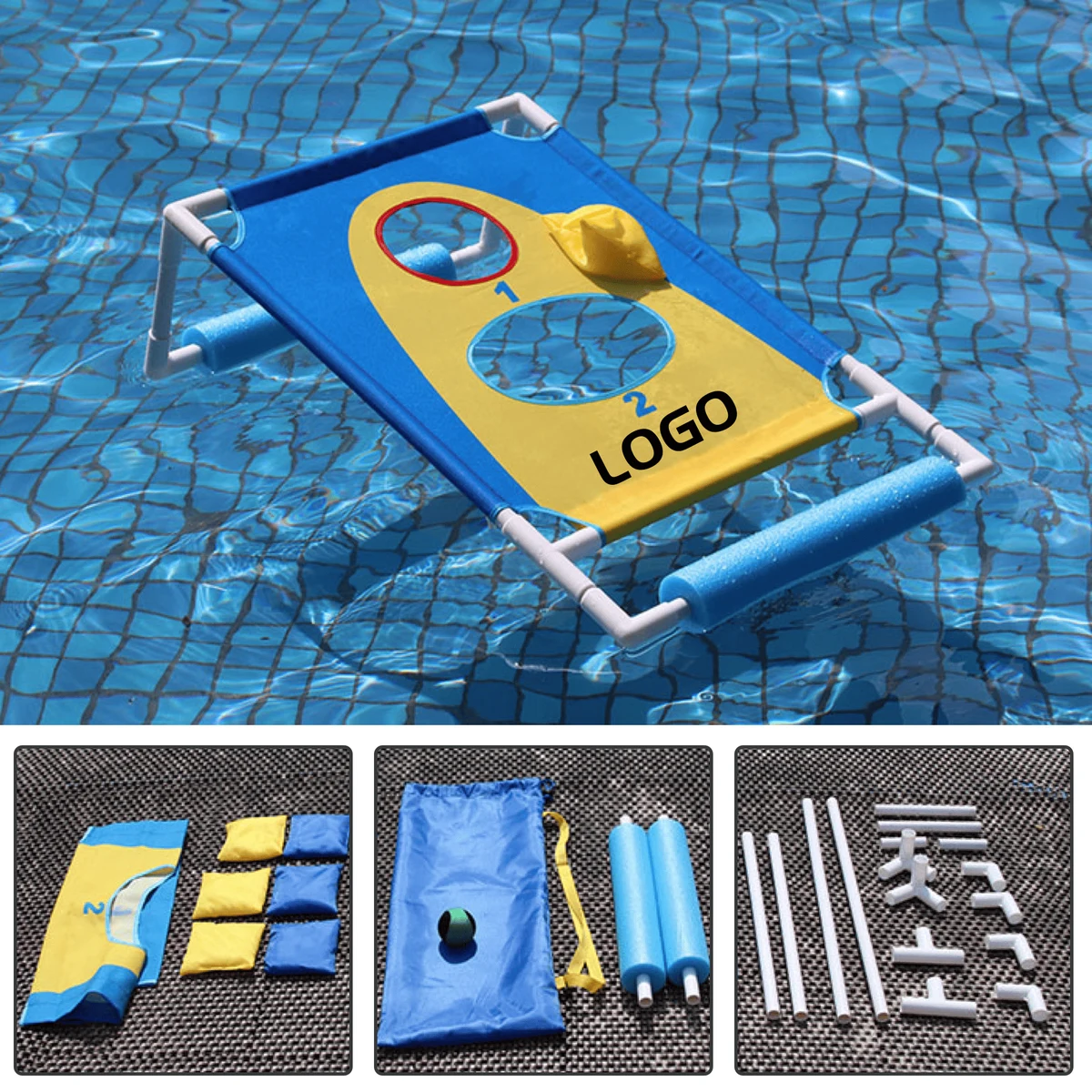 Pool Cornhole Board Party Game Set 1