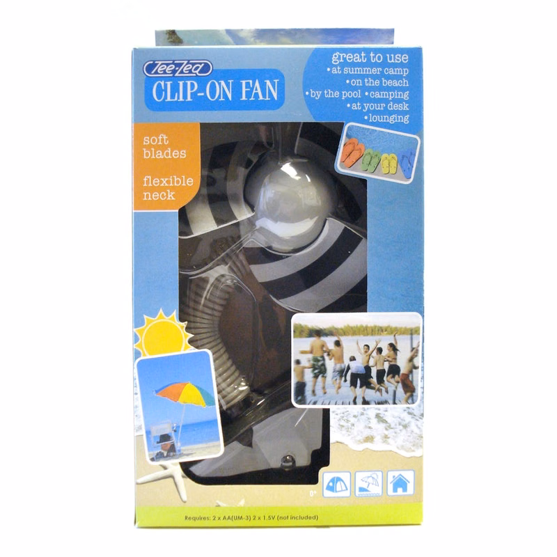 Stroller Fans - Clip-On Gray/Black