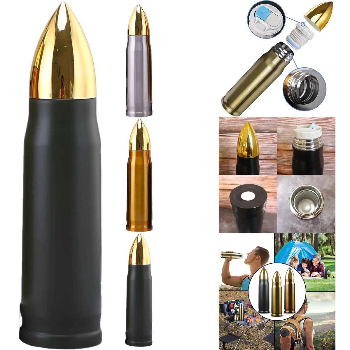 Insulated Bullet Water Bottle 1