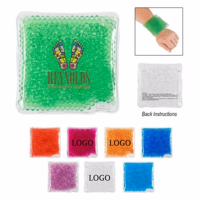 Square Hot Cold Therapy Pack With Gel Beads Set