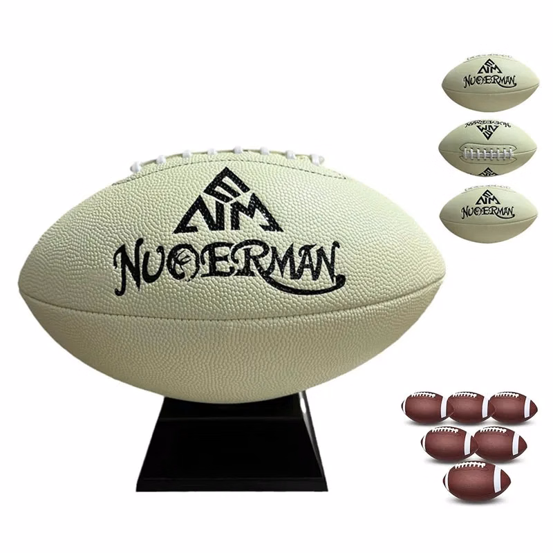 9 Reflective PU American Football