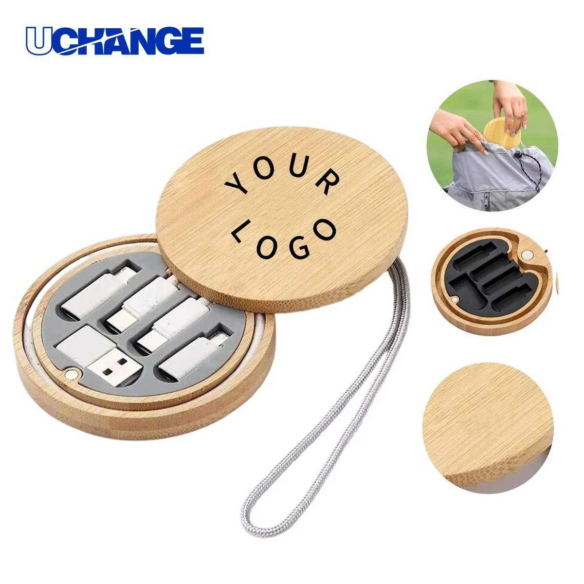Bamboo Multi USB Charging Cable Kit 1