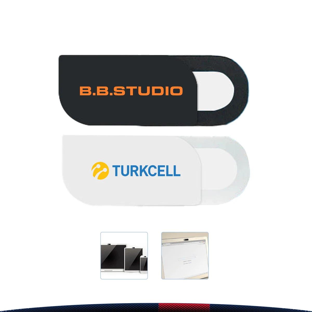 Rounded Rectangle Webcam Cover 1