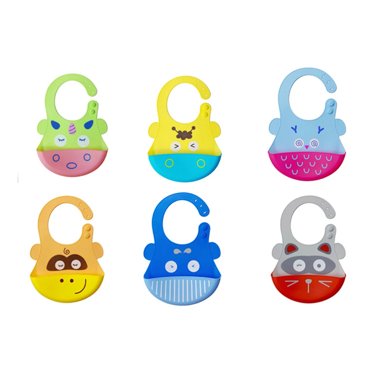 Silicone Baby Feeding Bib 1