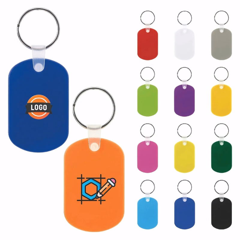 Oval Shape PVC Key Holder