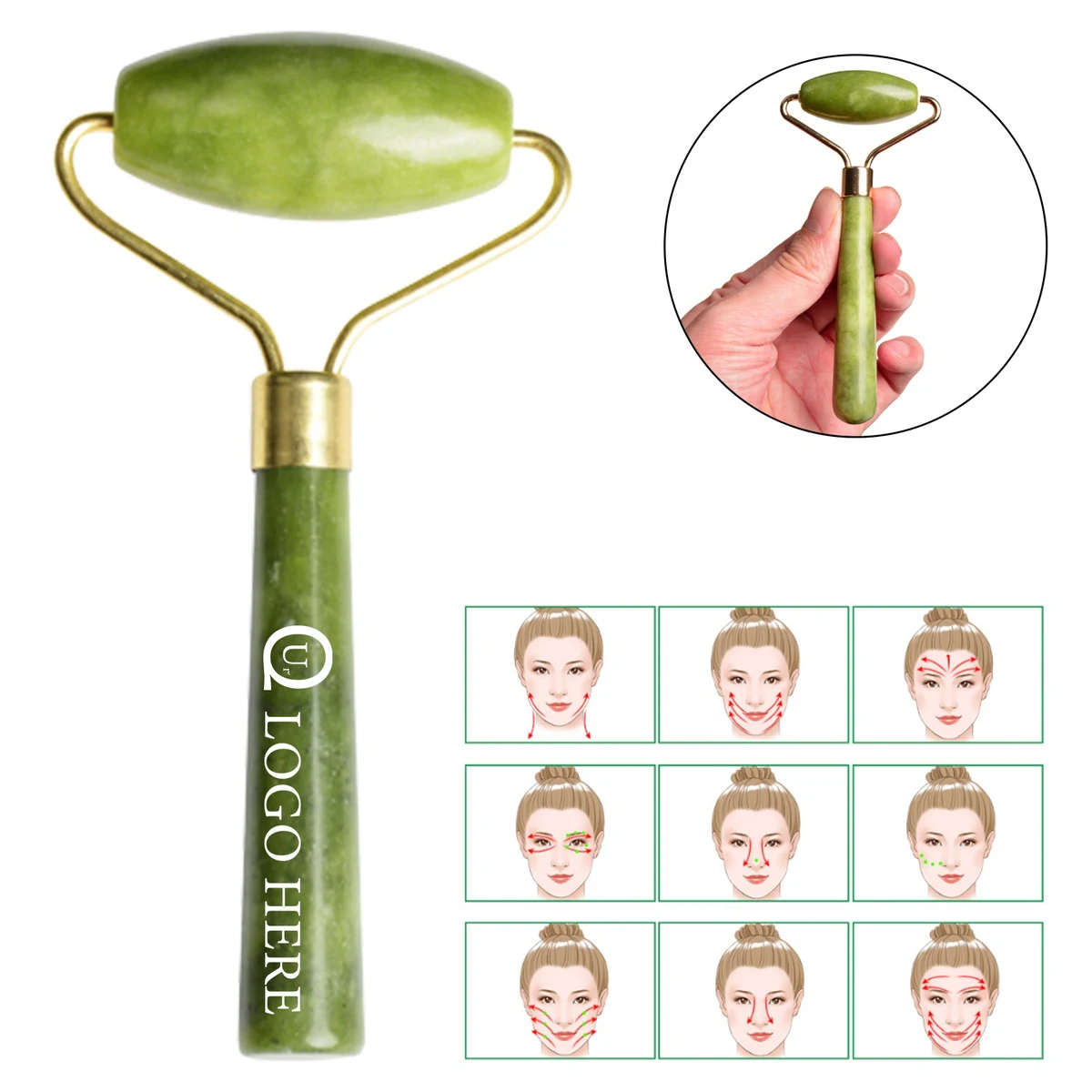 Facial Beauty Tools Jade Roller 1