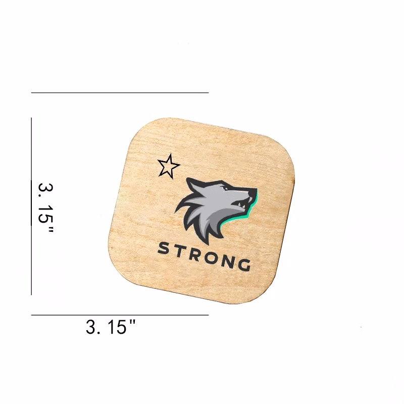 Wooden Refrigerator Sticker