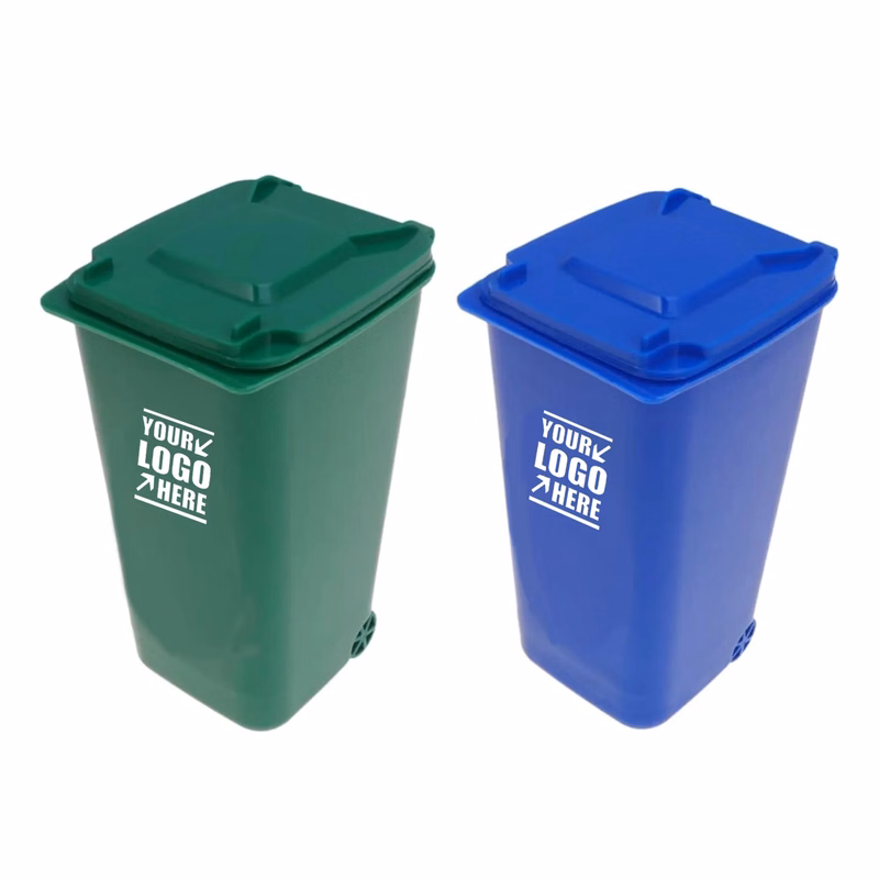 Mini Garbage Trash Bin Pen Holder