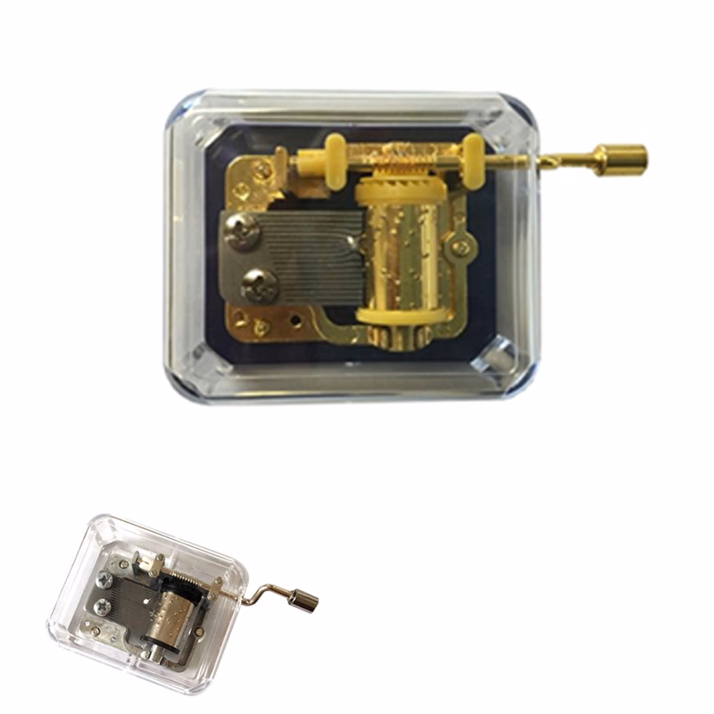 Transparent Clear Music Box