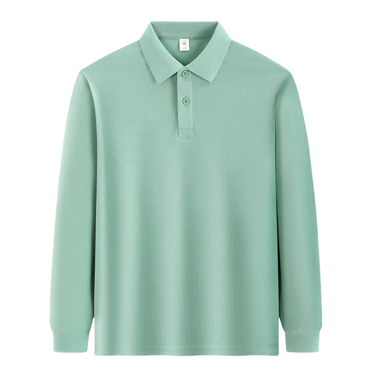 Custom Kids' Poly-Cotton Long Sleeve Polo Shirt for School Sports Events with Printed Design 1