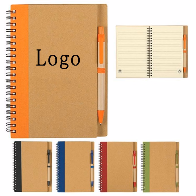 Spiral Notebook and Pen