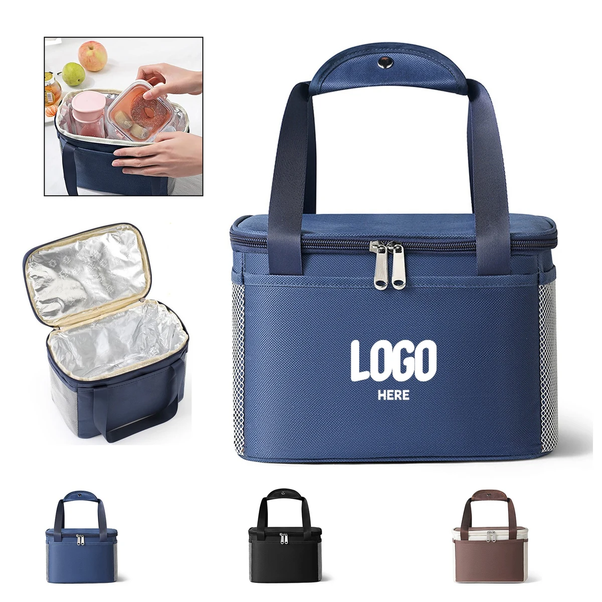 6L Thickened Reusable Insulated Lunch Bag 1