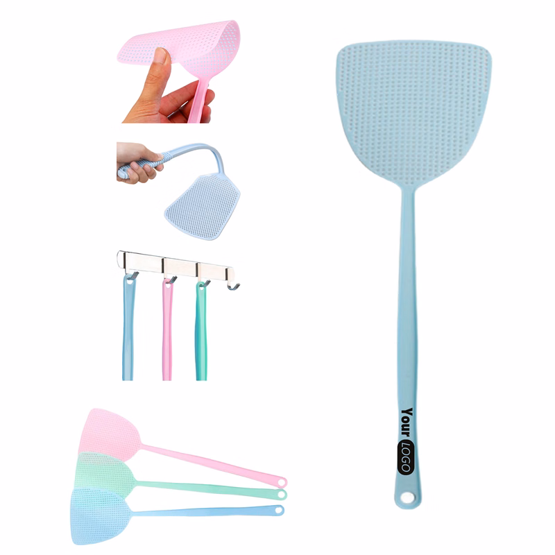 17.7 Inch Heavy Duty Plastic Fly Swatter for Indoor Outdoor