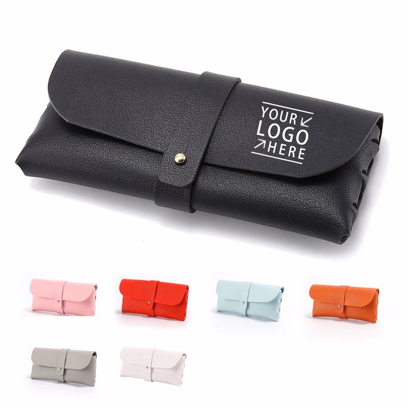 Portable PU Leather Glasses Case Glasses Sleeve