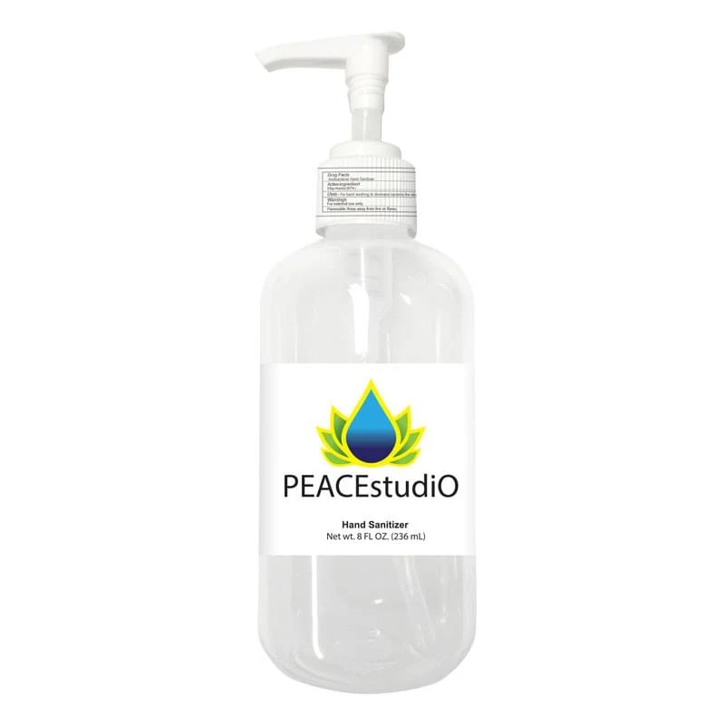 Sanitizer with Pump - 8 oz. 1