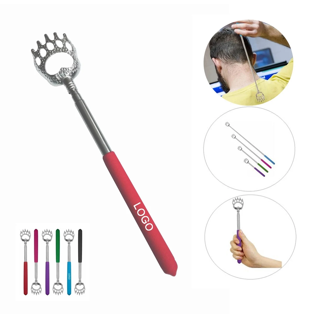 Portable Telescopic Bear Claws Back Scratcher 1