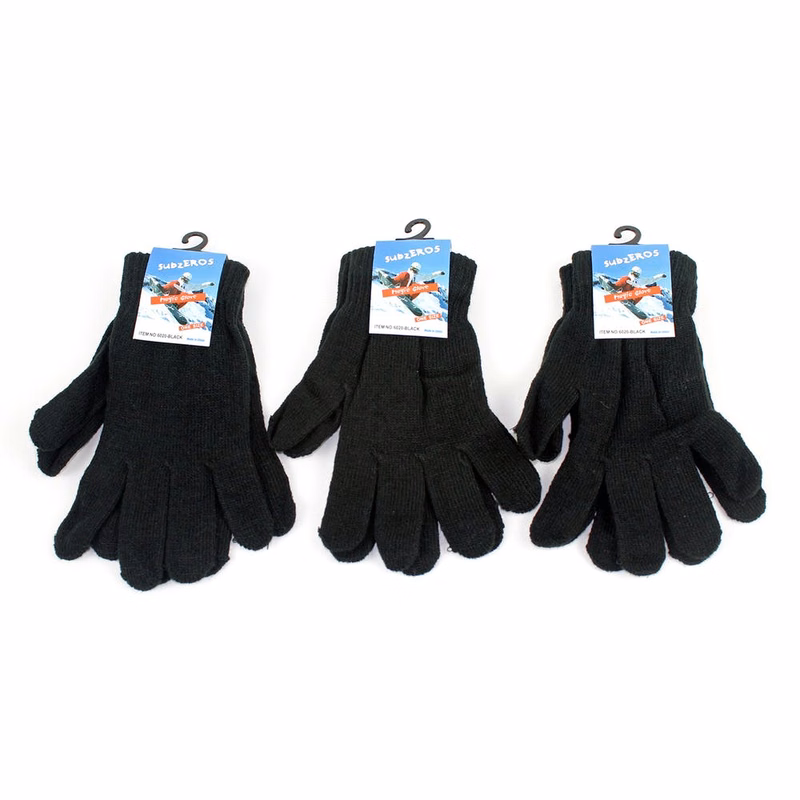 Adult Winter Gloves - Magic Stretch Black