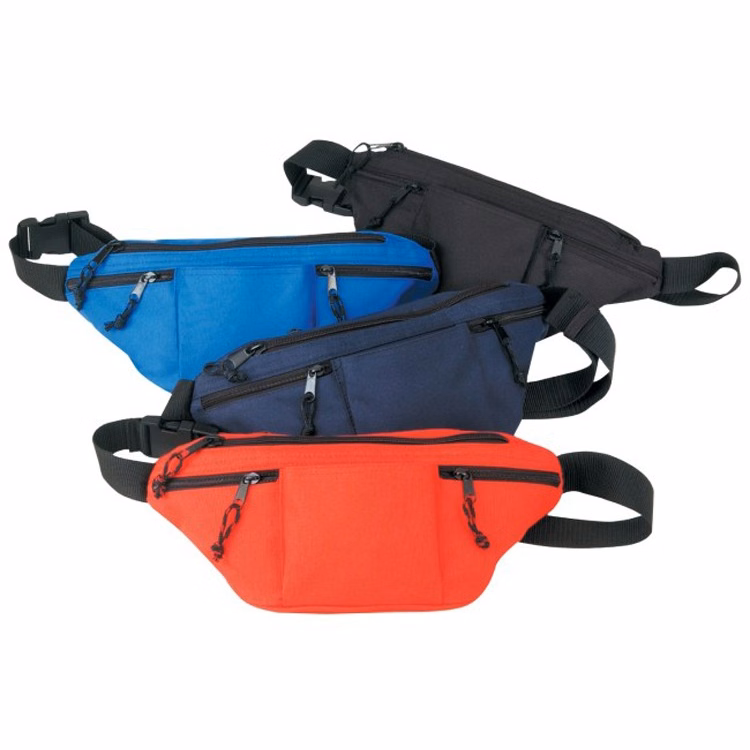 Poly Four-Zipper Fanny Pack