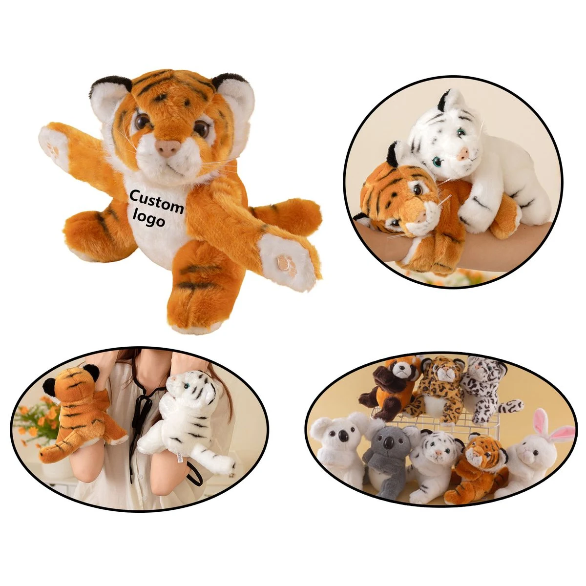 Animal Plush Toy Slap Bracelet 1