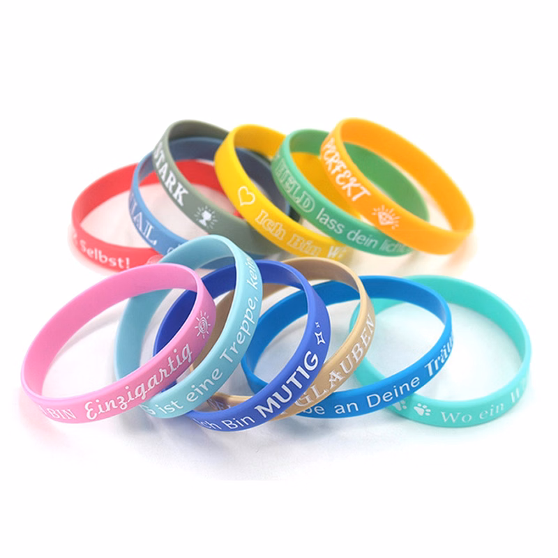 Skin-Friendly Custom-Made Silicone Wristband