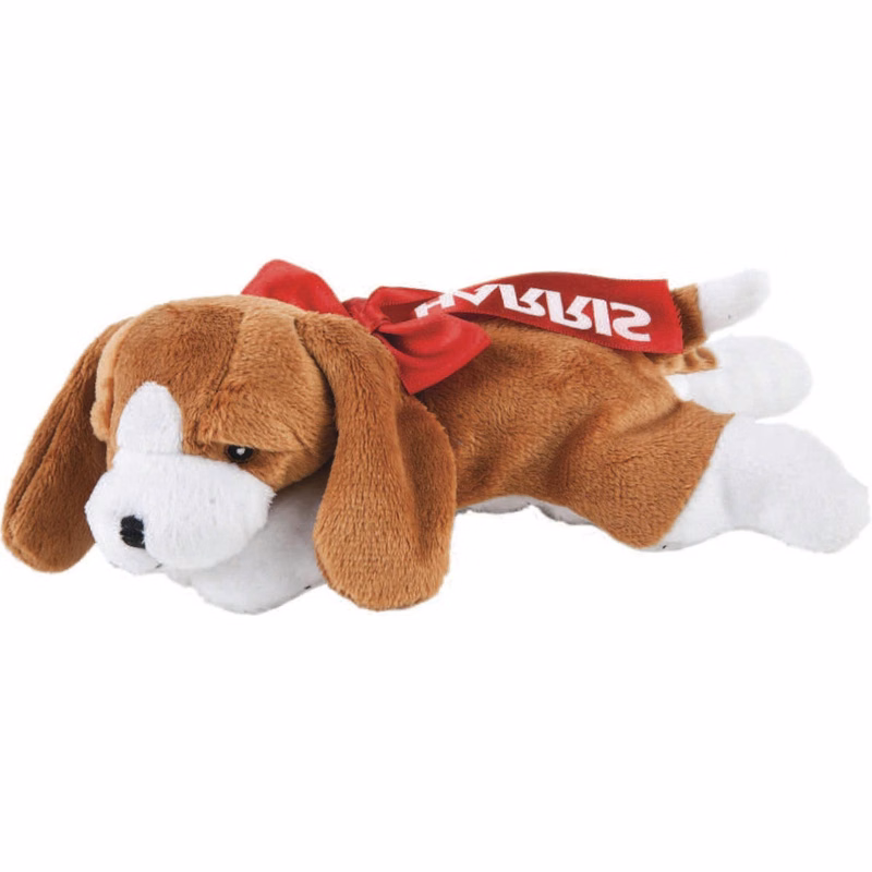 So Soft 8" Laying Beanie Animal - Beagle