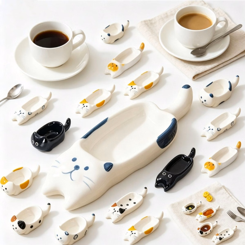 Creative Kitten Soy Sauce Dish
