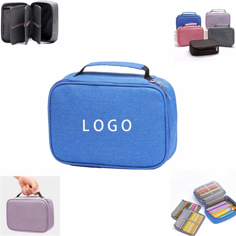 Large Capacity Pen Case Multi-Slot Pencil Pouch Durable