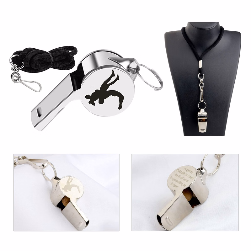 Coach Lanyard Stainless Steel Whistle