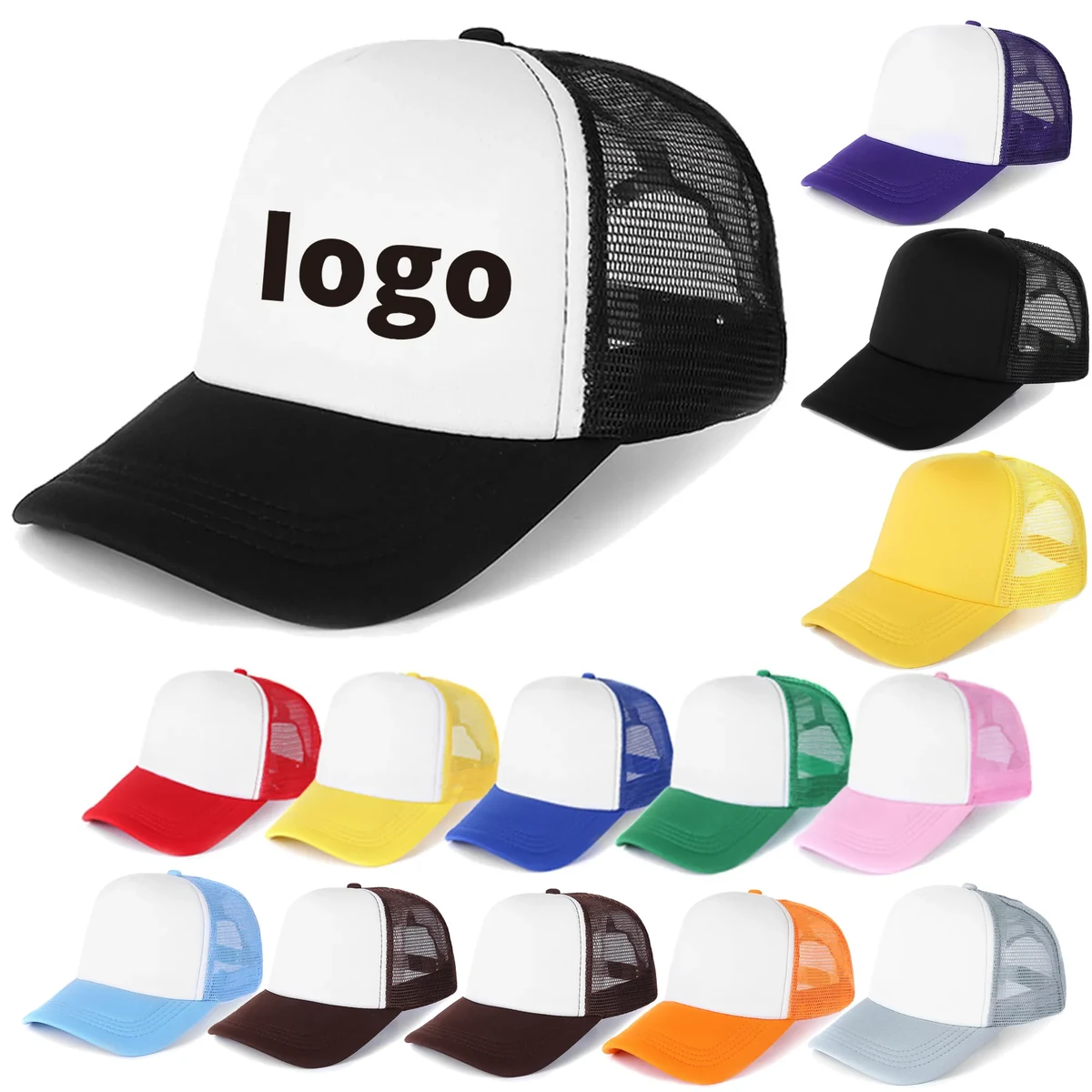 Polyester Mesh Baseball Cap 1