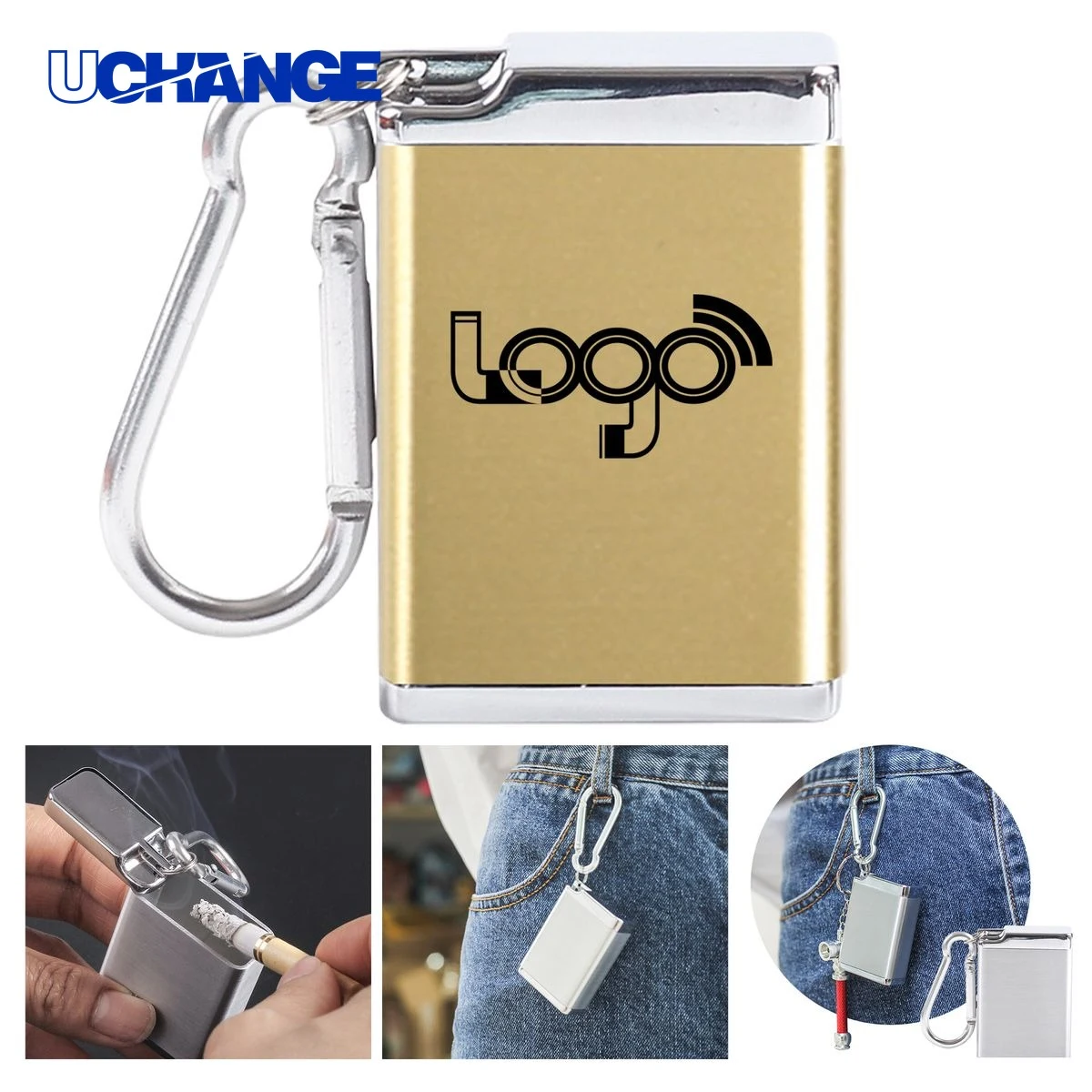 Compact Metal Travel Ashtray 1