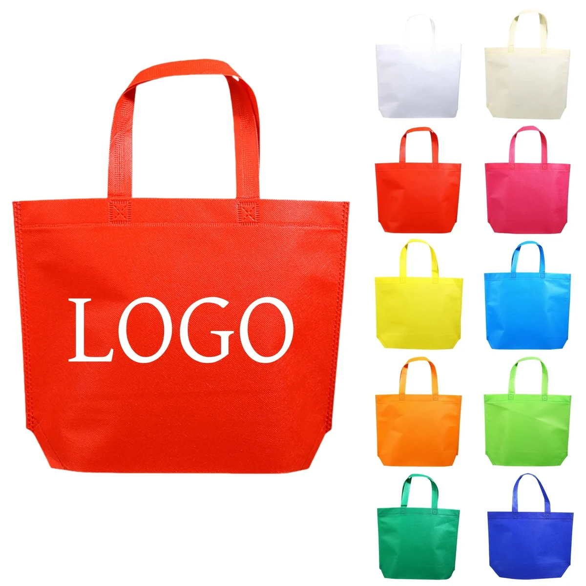 Non-Woven Angled Shopping Tote Bag 1