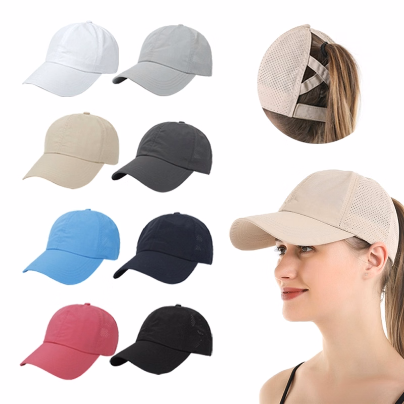 Breathable Mesh Ponytail Baseball Cap