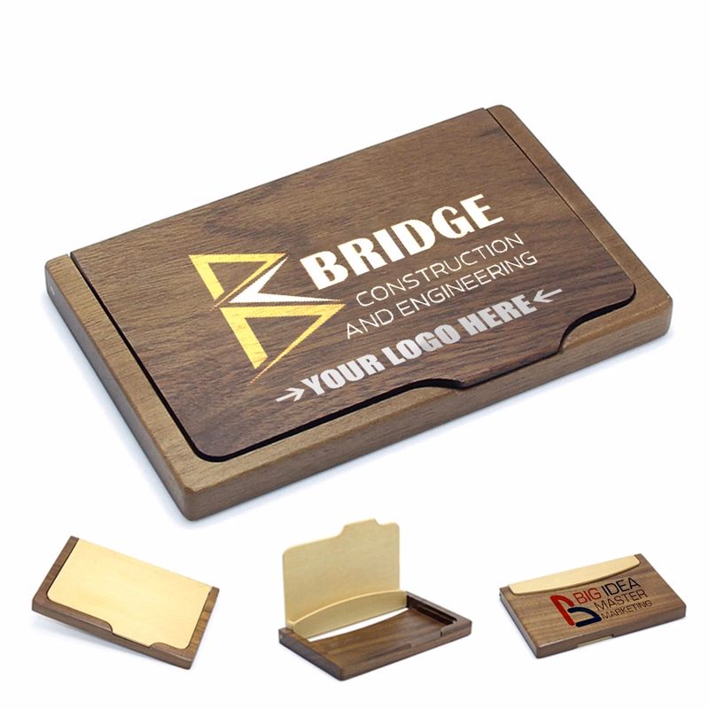Custom Wooden Luxury Business Card Holder