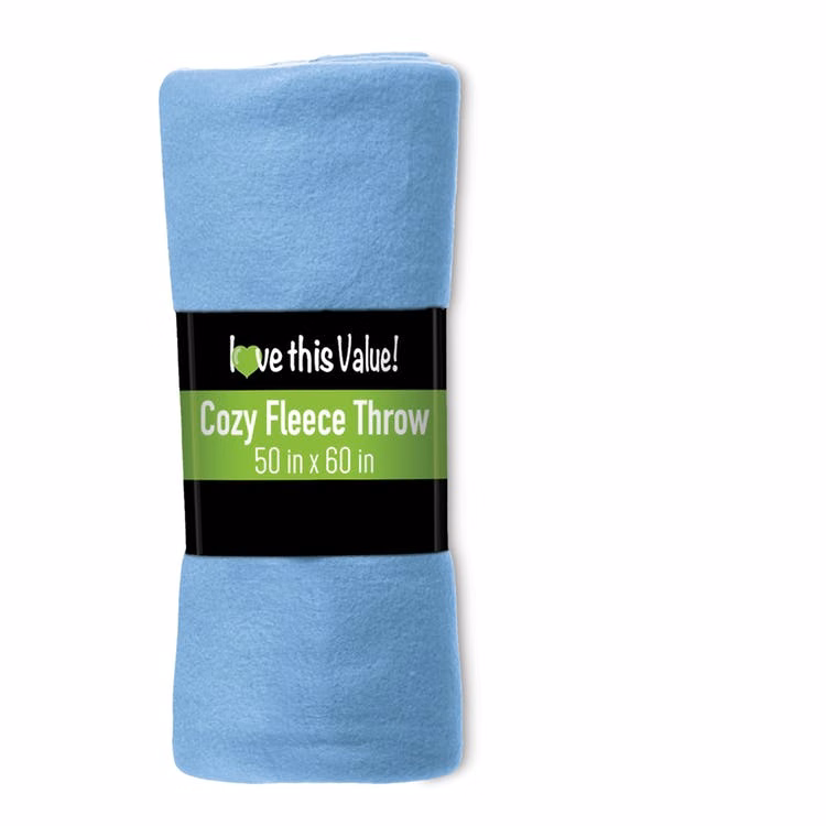 Fleece Blankets - Baby Blue 50" x 60"