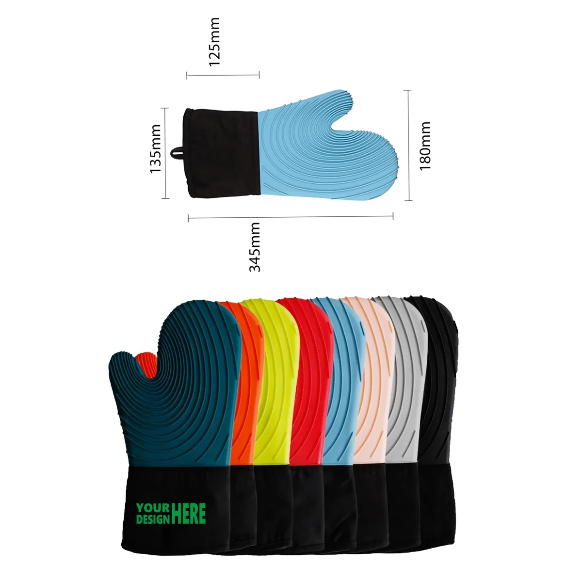 Silicone Oven Heat Resistant Gloves 1