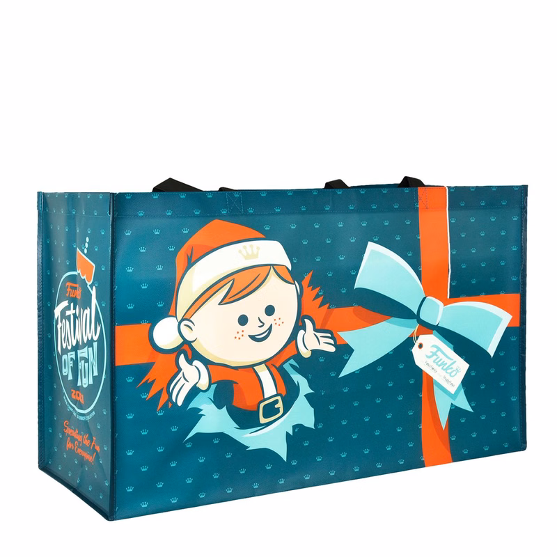 Large Full-Color Promotional Holiday Shopping Bag 24 x15 x10