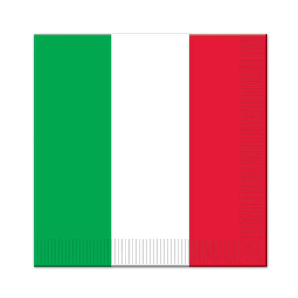 Red/White/Green Luncheon Napkins 1