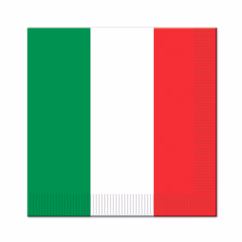 Red/White/Green Luncheon Napkins