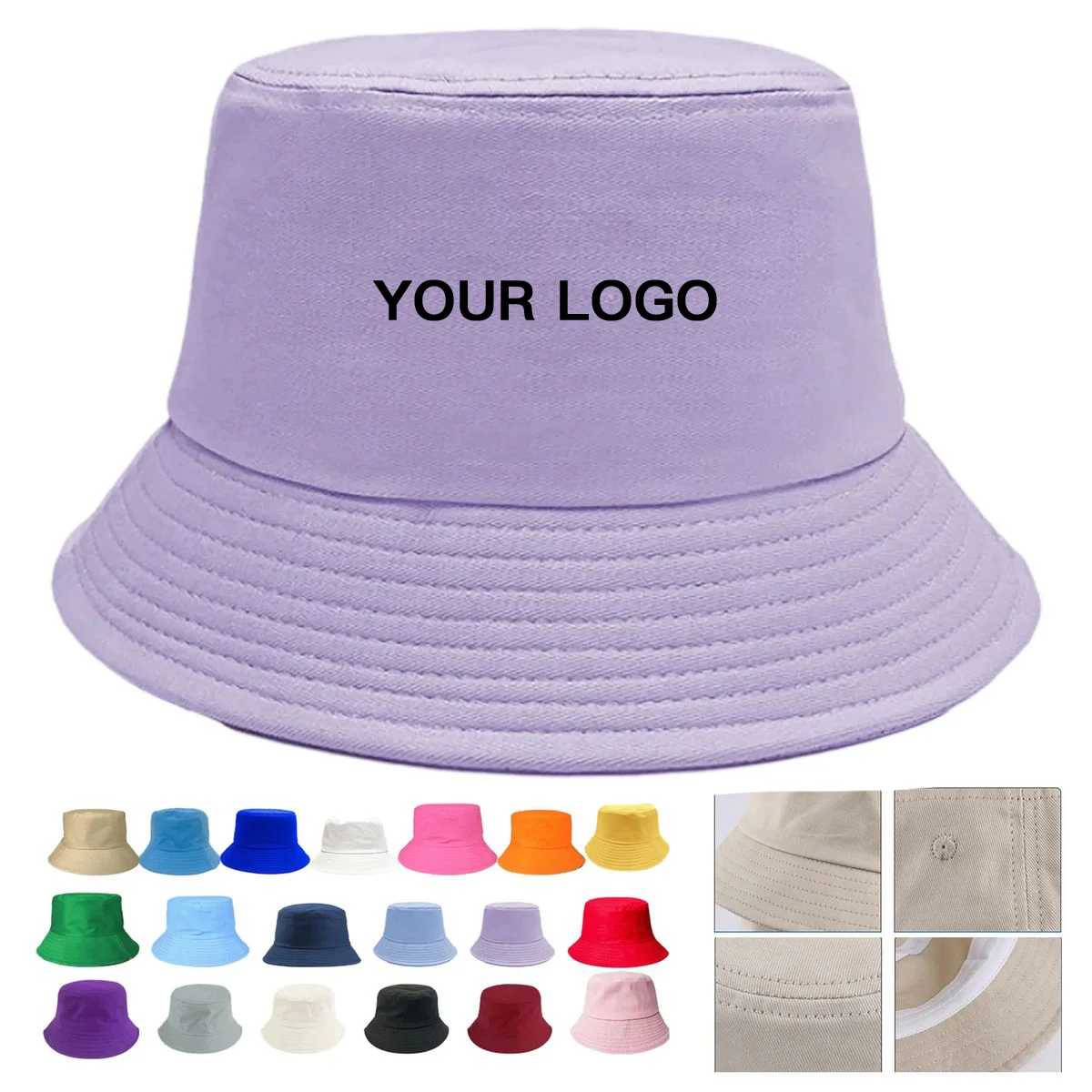 Lightweight Cotton Bucket Hat for Sun Protection 1
