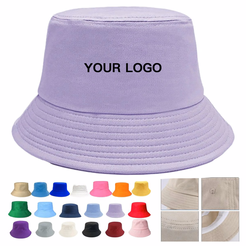 Lightweight Cotton Bucket Hat for Sun Protection