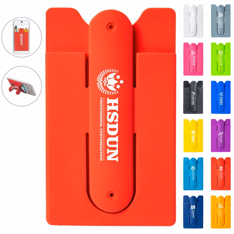 Silicone Phone Wallet With Stand