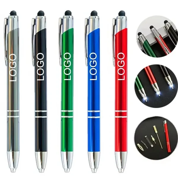 LED Light Up Stylus Ballpoint Pen 1