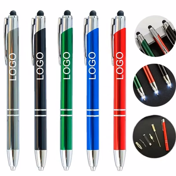LED Light Up Stylus Ballpoint Pen