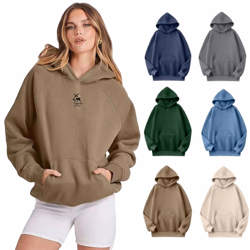 Women Hoodies Fleece Oversized Sweatshirt