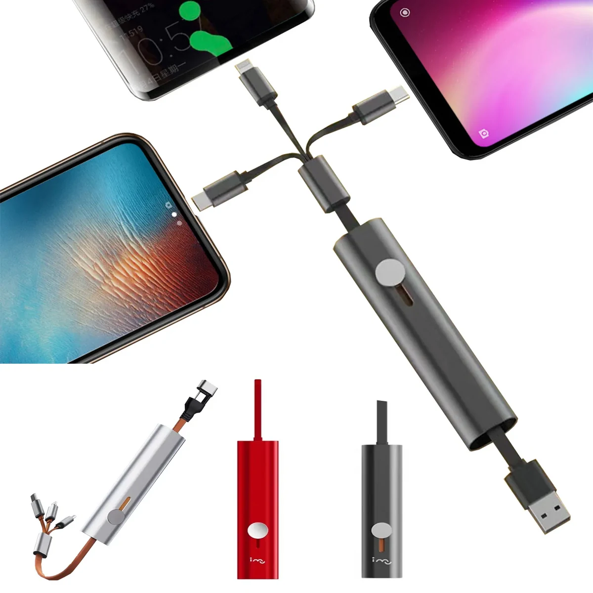Super Fast Type-C Charging 6-in-1 Line 1