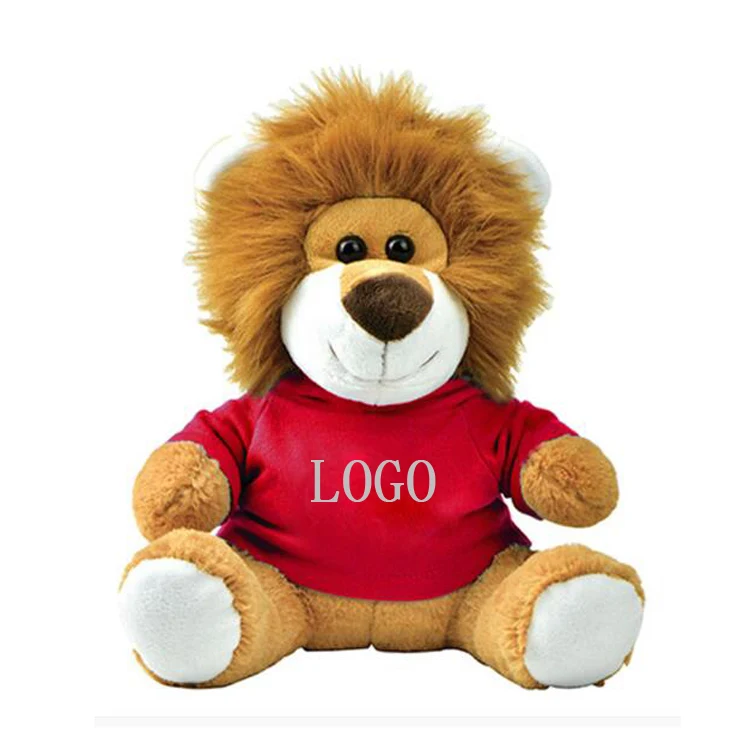 8" Plush Lion w/T-Shirt 1