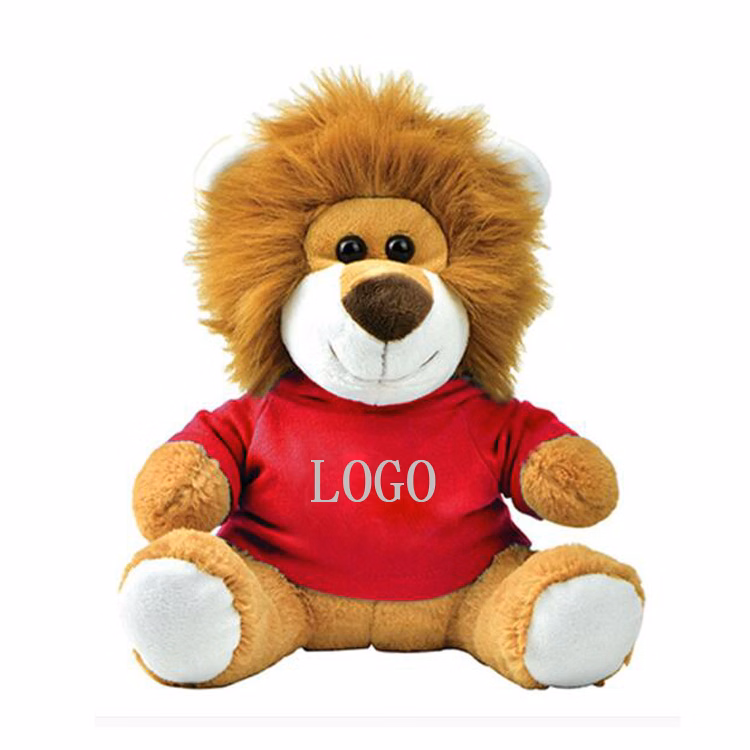 8" Plush Lion w/T-Shirt