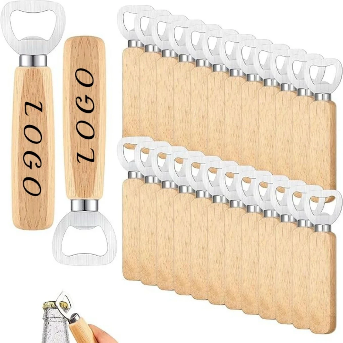 Wood Wine Bottle Opener 1