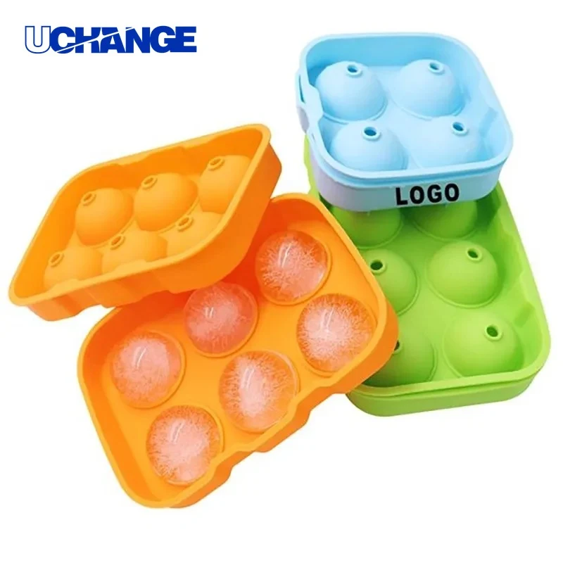 Silicone Ice Sphere Mold Set of Four for Drinks 1