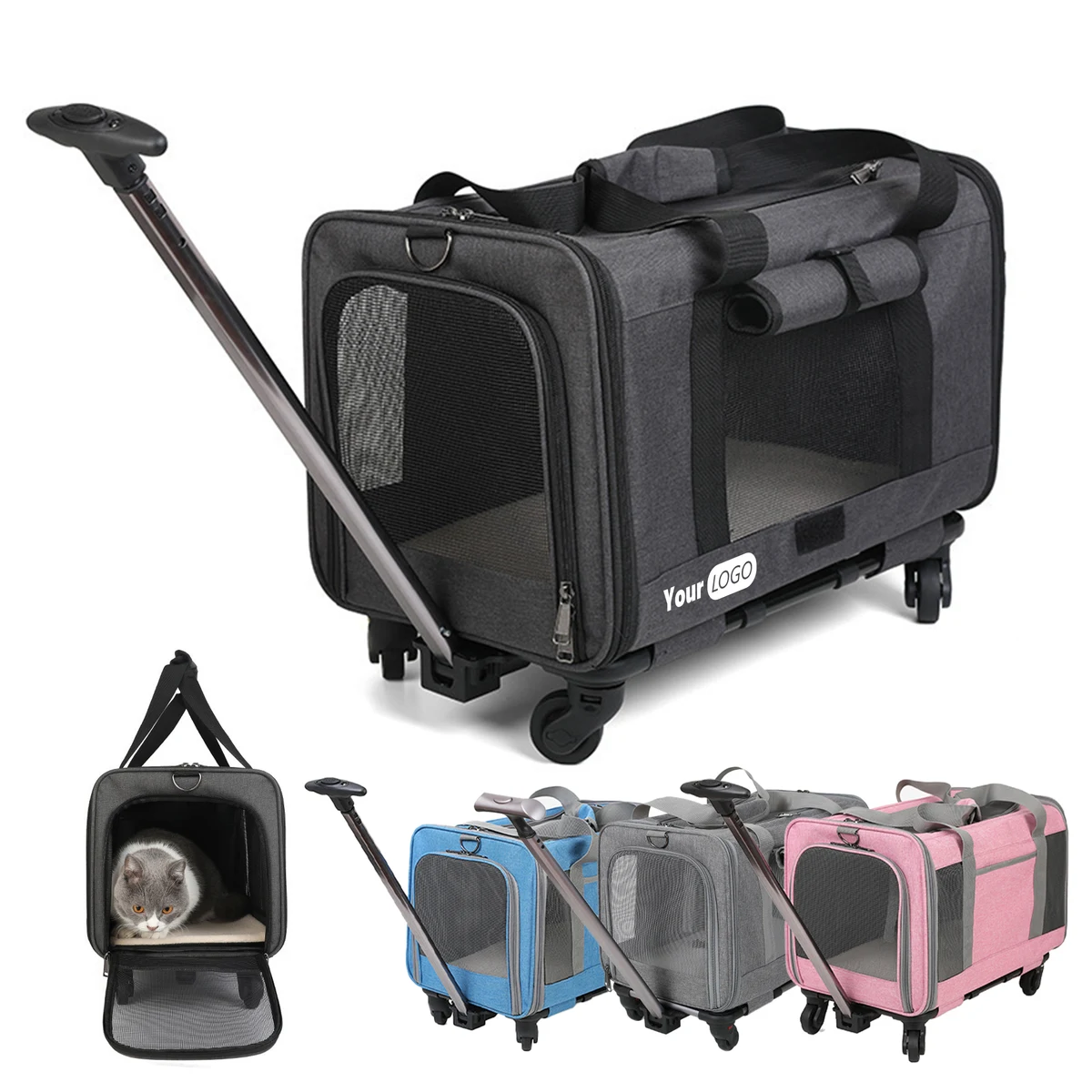 Oxford Large Capacity Outdoor Pet Luggage 1